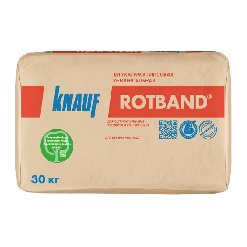 Штукатурка Knauf Rotband, 30 кг Кубань